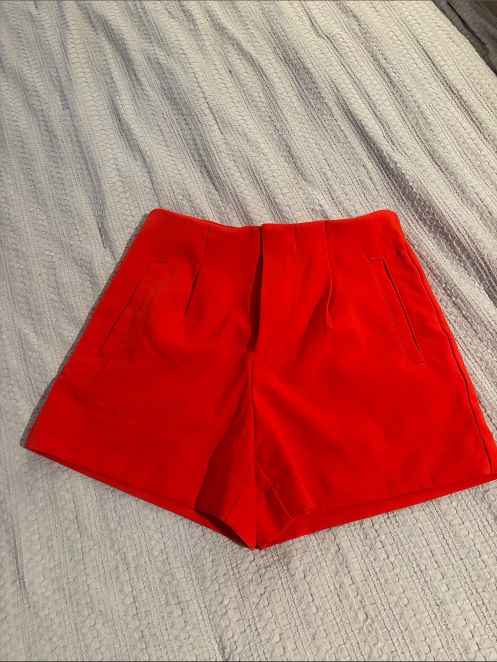 a new day Red High-Rise Tailored Women's Shorts